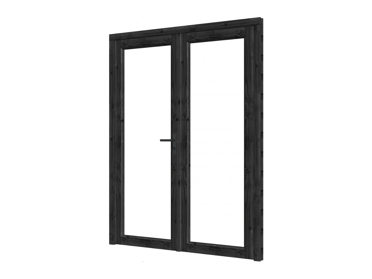 Trendhout Steel Look Dubbele Deur 01 163.6 x 213.6 cm (1636 x 2136 mm) - Afbeelding 1